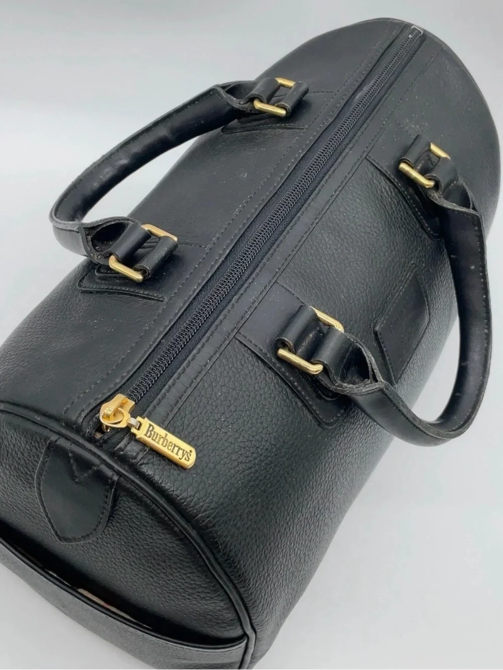 Burberry structured duffel